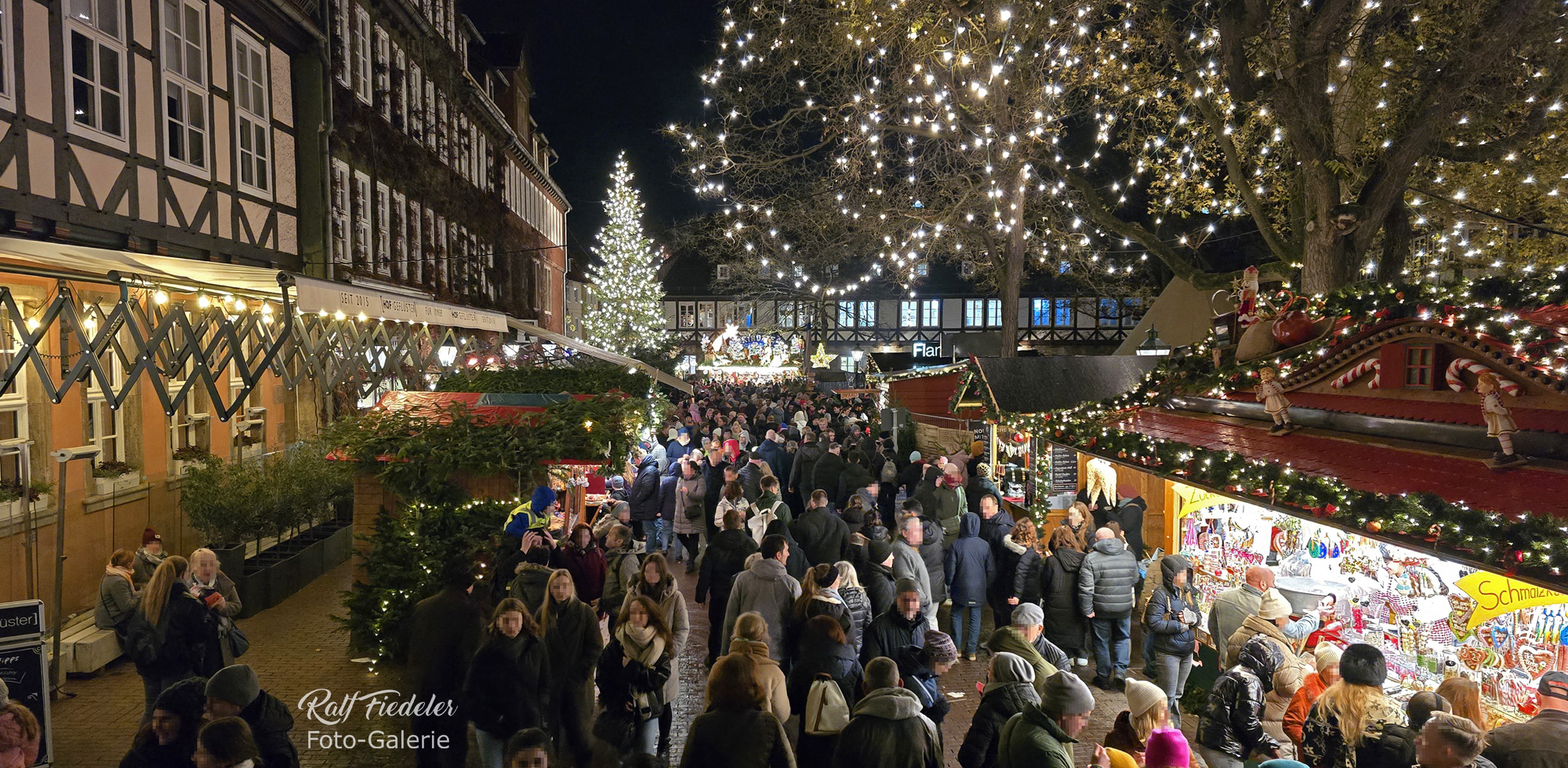 Ballhofplatz auf dem Weihnachtsmarkt in Hannover